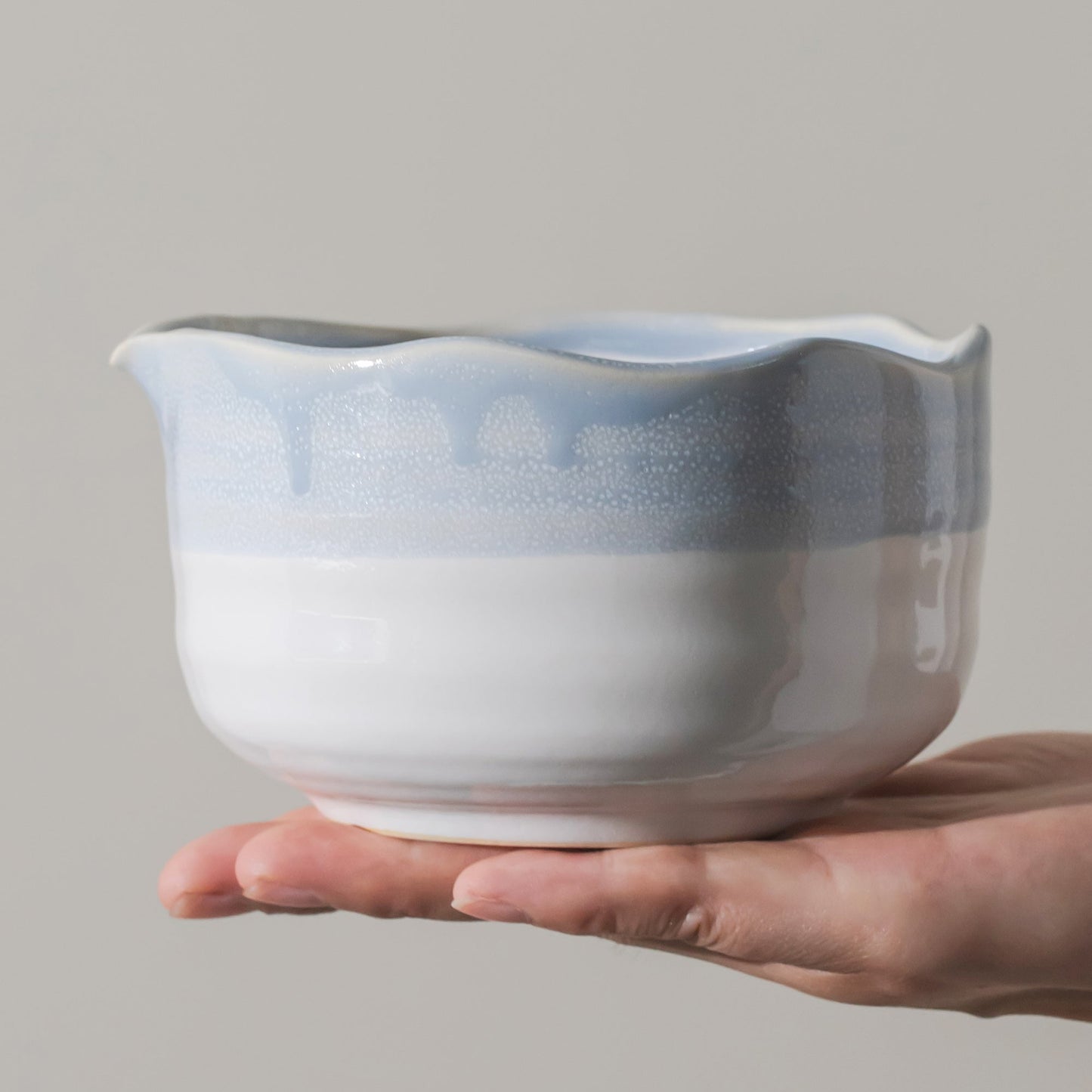 Hand Painted Light Gray Matcha Bowl Set of 4 with Glass Holder Matcha Kit Matcha Set Gift, Personalized Gift