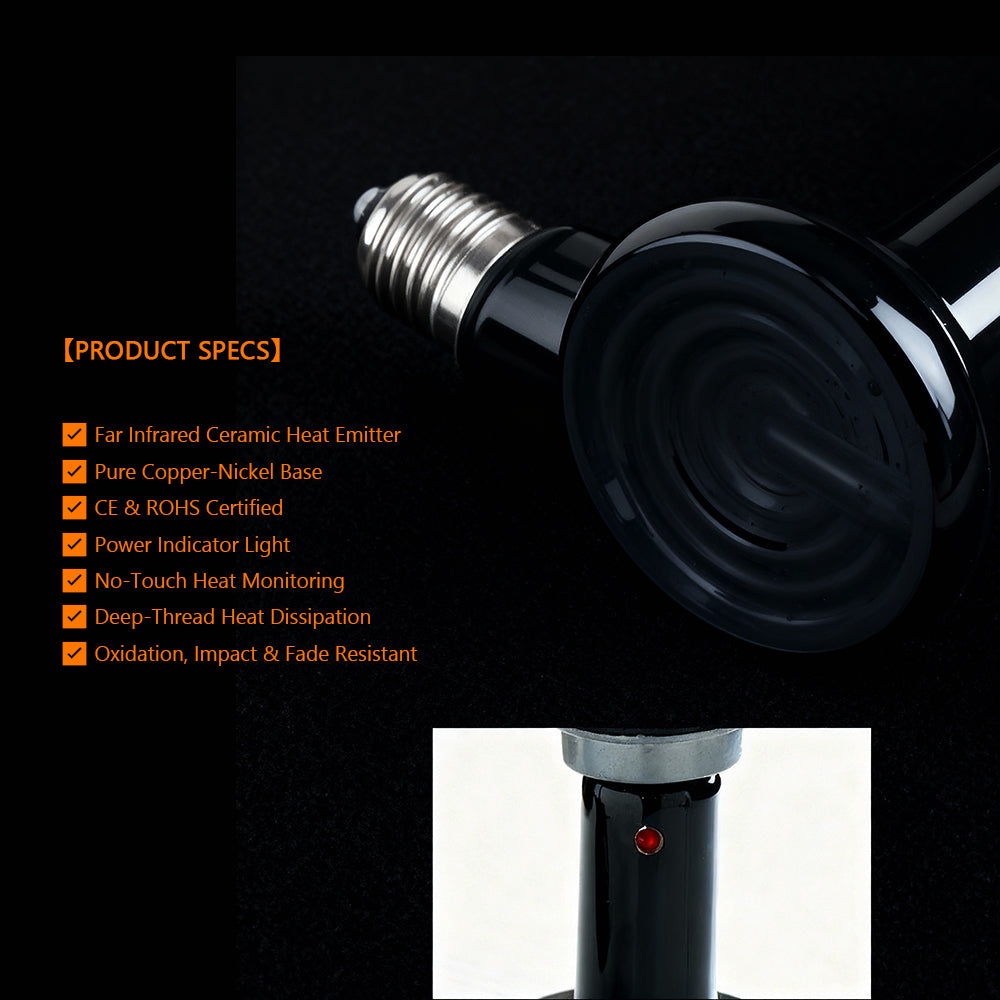 Ceramic Heater with Visual Indicator Light