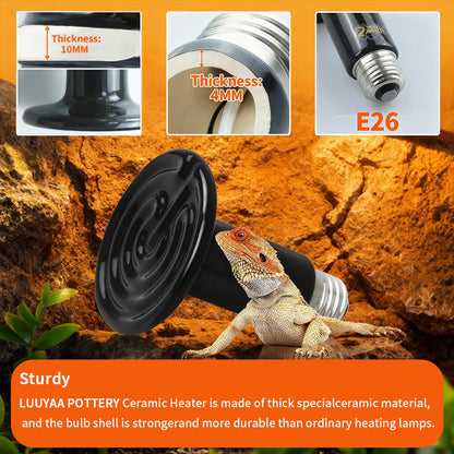 Ceramic Heater with Visual Indicator Light