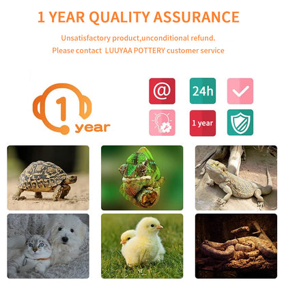 Ceramic Heater with Visual Indicator Light