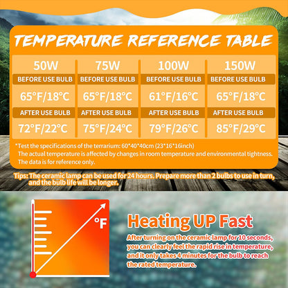 Ceramic Heater with Visual Indicator Light