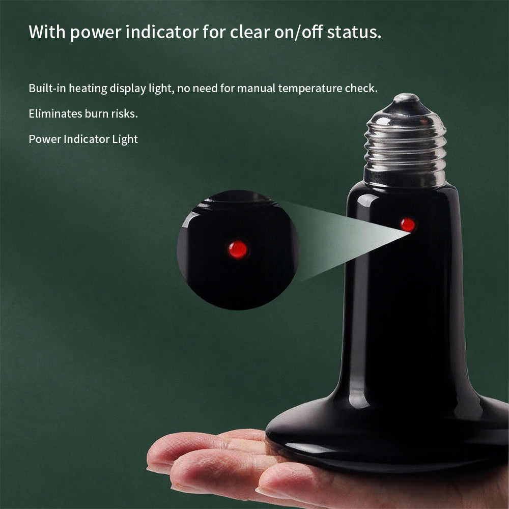 Ceramic Heater with Visual Indicator Light
