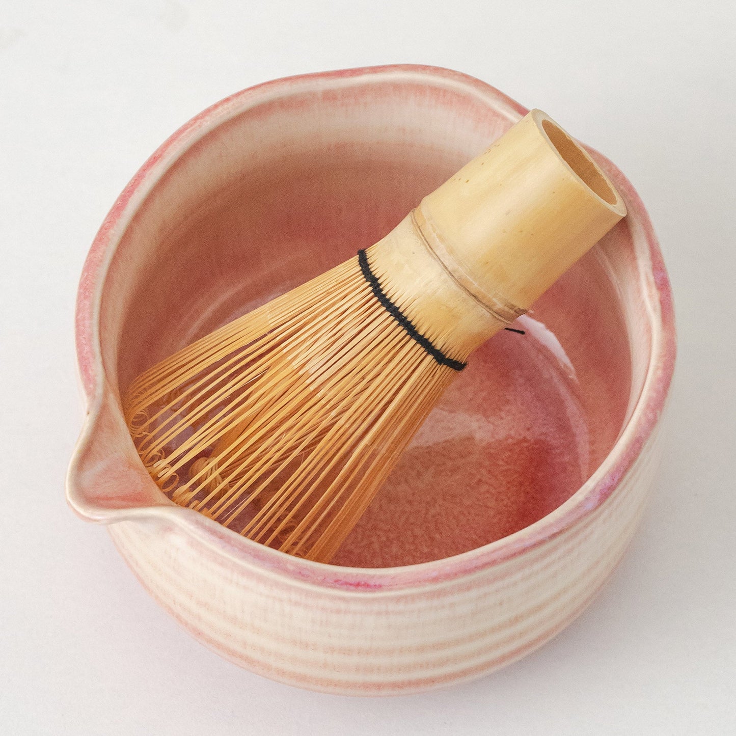 Natural Lavender Fog Matcha Bowl with Chasen Holder Matcha Gift Set Matcha Tea Gift Japanese Matcha Set of 4